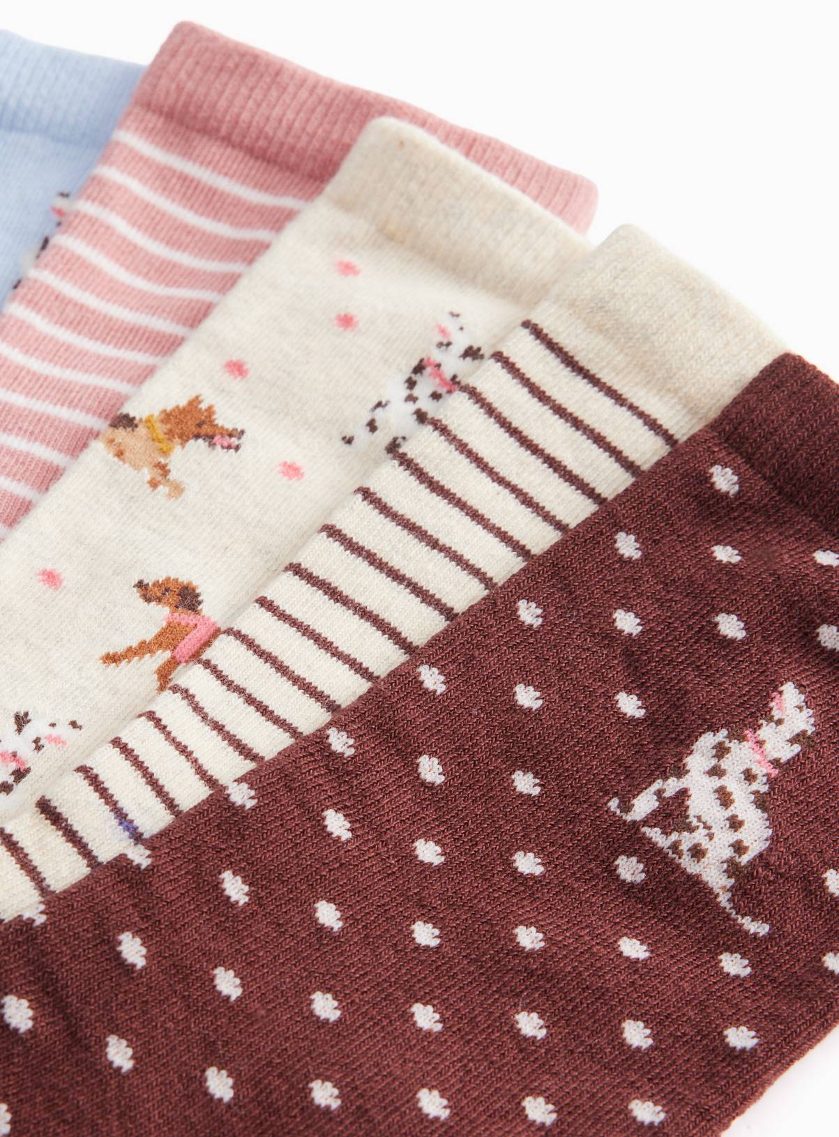 Dog Walking Ankle Socks 5 Pack  3-5 - Image 2